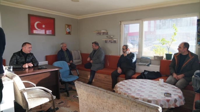 Palandöken’de taksi durakları sıcacık yuvaya dönüştü