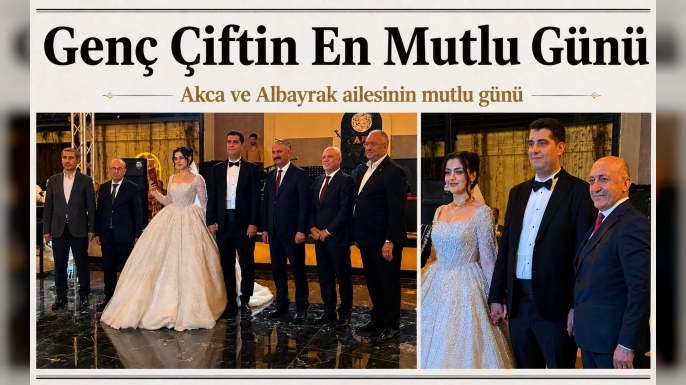 Avukat Hilal Akça ile Avukat Fatih Albayrak dünya evine girdi