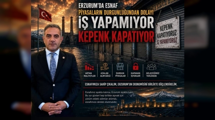 ESNAFIN SORUNLARINA DİKKAT ÇEKTİ:
