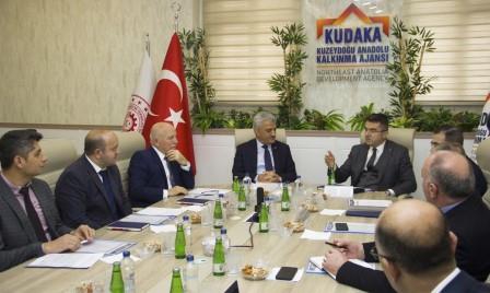 KUDAKA yönetimi, 2022 yılının son toplantısını Erzurum’da yaptı