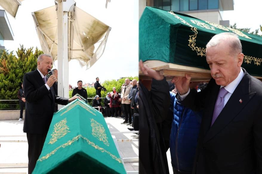 Cumhurbaşkanı Erdoğan, Arapça öğretmeni Ahmet Karaman’ın cenaze namazına katıldı