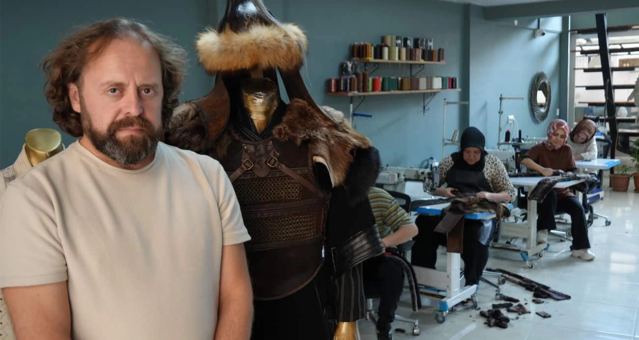 ’Game of Thrones’, ’Vikings’ ve bazı tarihi dizilerin kostüm ile aksesuarları bu atölyede üretildi
