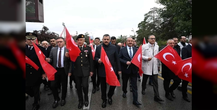 Erzurum’da Gaziler günü dolayısıyla kortej yürüyüşü düzenlendi