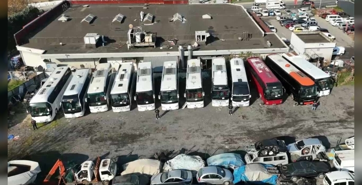 İstanbul merkezli 6 ilde eş zamanlı ’Change otobüs’ operasyonu