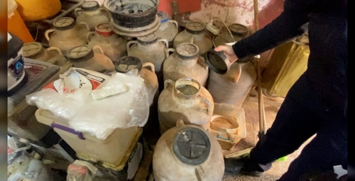 Şanlıurfa’da bakkalda yapılan denetimlerde şoke eden görüntüler
