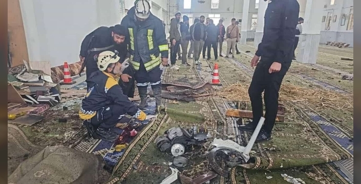 Suriye'de camideki patlamada can kaybı 5'e, yaralı sayısı 21'e yükseldi