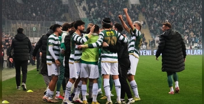 Bursaspor’dan şampiyonluk yarışında kritik galibiyet