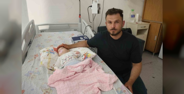 Serum çıkarma işlemi esnasında sargıyla birlikte bebeğin parmağı kesildi